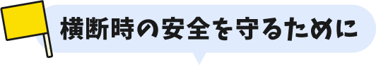 横断時の安全を守るために
