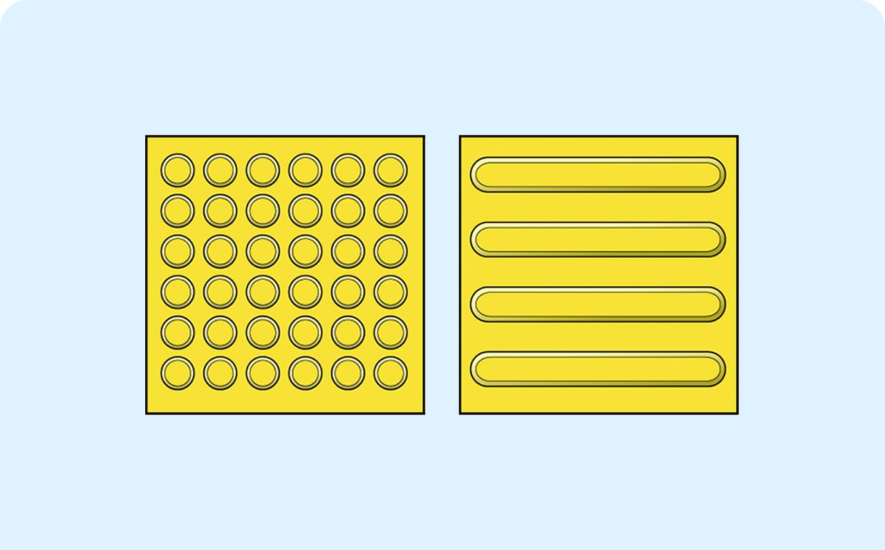 点字ブロックのイラスト