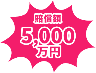 賠償額5,000万円