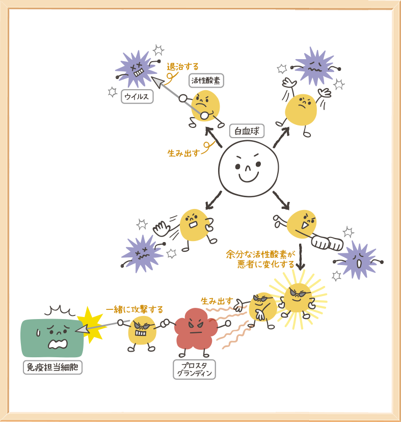 活性酸素を抑えるために