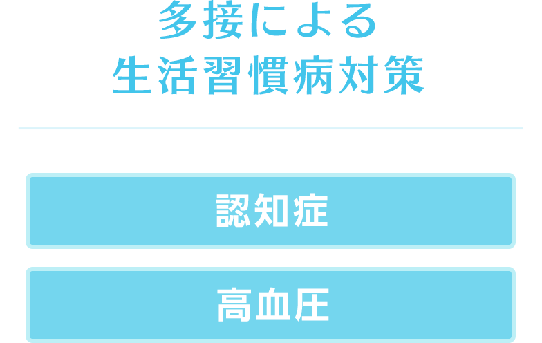 多接による生活習慣病対策